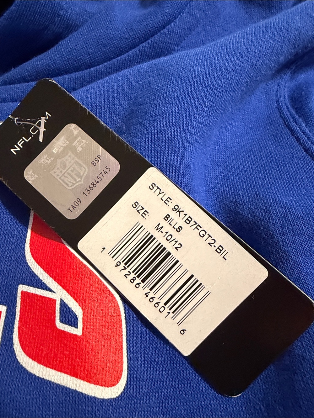 Buffalo bills Royal Blue Bills Logo Crewneck Hoodie - Picture 5 of 5